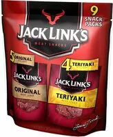 Mängden socker i Jack link s beef jerky variety count variety
