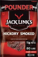 Mängden socker i Jack links beef jerky hickory smoked