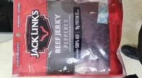 Mängden socker i Jack's links Peppered small peg bag