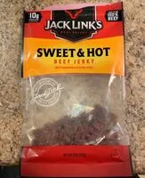 Mängden socker i Sweet & hot beef jerky