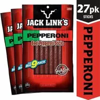 Mängden socker i Jack links pepperoni beef sticks big pack
