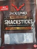 Mängden socker i Jack Links Smokehouse Snack Sticks Sausage Snacks