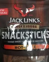 Mängden socker i Jack Links Snacksticks Hot