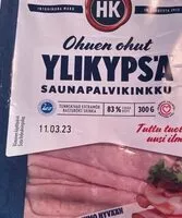 Mängden socker i Ohuen ohut palvikinkku