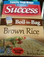 Mängden socker i Precooked brown rice