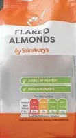 Mängden socker i Flaked Almonds