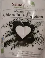 Mängden socker i SaludViva mezcla de clorella + spirulina
