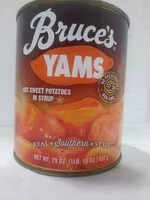 Mängden socker i Bruce's Yams Cut Sweet Potatoes in Syrup