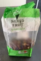 Mängden socker i Mixed fruits