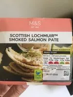 Mängden socker i Scottish lochmuir smoked salmon pate