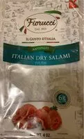 Mängden socker i Italian dry salami