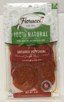 Mängden socker i Uncured pepperoni sliced