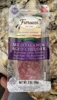 Mängden socker i Mild salami and aged cheddar