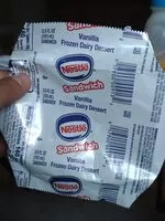 Mängden socker i Vanilla Frozen Dairy Dessert Sandwich