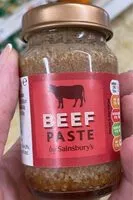 Mängden socker i Beef paste