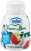 Mängden socker i Mila Yogurt da bere Fragola