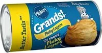 Mängden socker i Grands! butter tastin' flaky layers big biscuits
