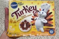 Mängden socker i Turkey shaped sugar cookies