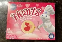 Mängden socker i Heart shape sugar cookies