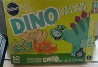 Mängden socker i Dino cutout sugar cookie dough