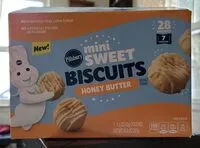 Mängden socker i Mini Sweet Biscuits-Honey Butter