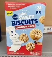 Mängden socker i Mini sweet biscuits
