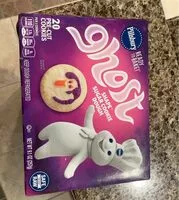 Mängden socker i Ghost Shape Sugar Cookie Dough