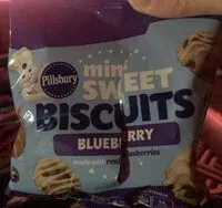 Mängden socker i Mini sweet biscuits blueberry