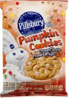 Mängden socker i Pumpkin cookies with cream cheese flavored chips