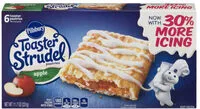 Mängden socker i Pillsbury Apple Toaster Strudel Pastries 6 Count