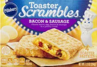 Mängden socker i Toaster scrambles bacon & sausage toaster pastries
