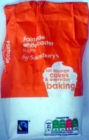 Mängden socker i Fairtrade white caster sugar