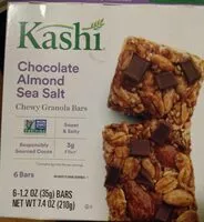 Mängden socker i chewy granola bars, chocolate almond sea salt