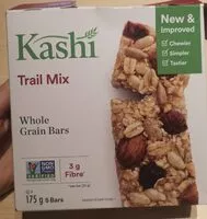 Mängden socker i Whole grain bars trail mix