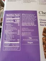 Mängden socker i Chocolate Almond Sea Salt Bars