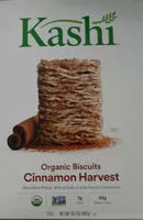 Mängden socker i Cinnamon Harvest - organic whole wheat biscuits