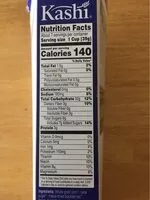 Mängden socker i Kashi Whole Health Ready To Eat Cereal Indigo Morning 10.3oz