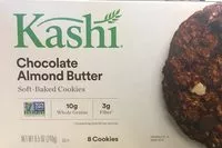 Mängden socker i Kashi Cookies Chocolate Almond Butter 8.5oz