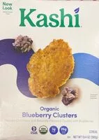 Mängden socker i Organic Blueberry Clusters Cereal