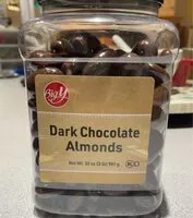 Mängden socker i dark chocolate almonds