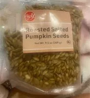 Mängden socker i Roasted salted pumpkin seeds