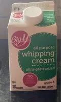 Mängden socker i All Purpose Whipping Cream