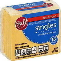 Mängden socker i American Pasteurized Prepared Cheese Product Singles