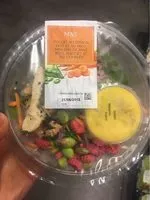 Mängden socker i Poulet au citron vert, mini epis de mais et riz complet