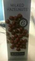 Mängden socker i Milked hazelnuts