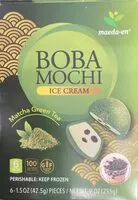 Mängden socker i Boba Mochi Ice Cream