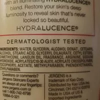 Mängden socker i Jergens Original Scent Dry Skin Moisturizer