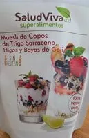 Mängden socker i Muesli de copos de trigo sarraceno, higos y bayas de Goji