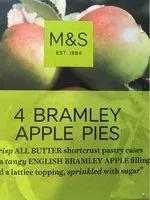 Mängden socker i English Bramley Apple Pies