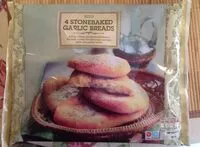 Mängden socker i Stonebaked garlic bread